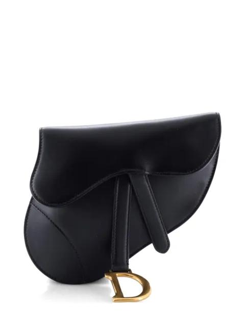 Saddle Leather Mini belt bag by CHRISTIAN DIOR 