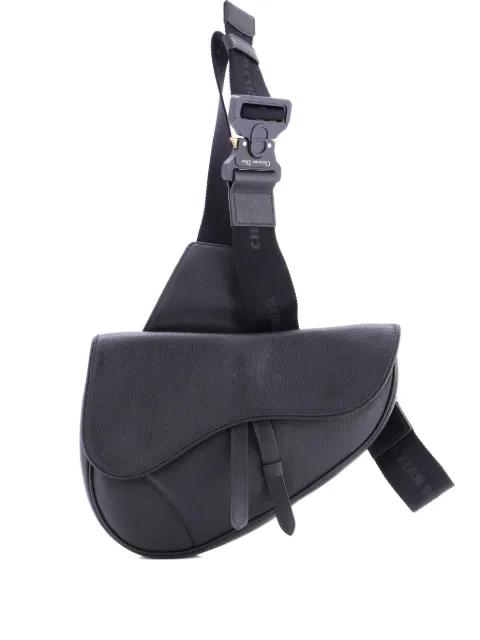 Saddle Leather Mini crossbody bag by CHRISTIAN DIOR 