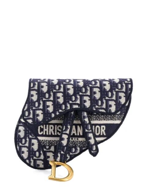 Saddle Logo Embroidered Oblique Canvas belt bag by CHRISTIAN DIOR 
