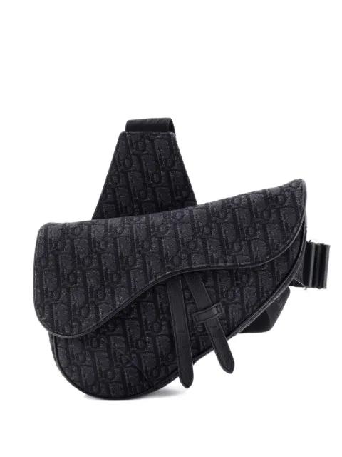 Saddle Oblique Canvas crossbody bag by CHRISTIAN DIOR 