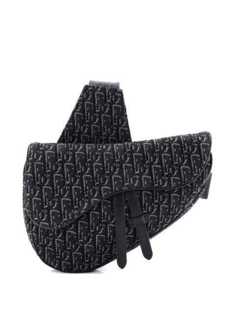 Saddle Oblique Canvas crossbody bag by CHRISTIAN DIOR 
