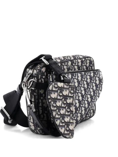 Saddle Tripple Pouch Oblique Canvas crossbody bag by CHRISTIAN DIOR 