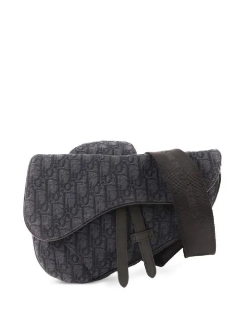 Saddle canvas bag by CHRISTIAN DIOR 