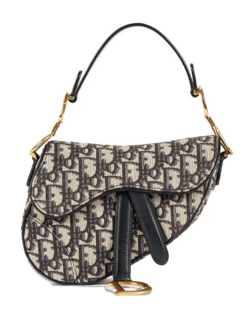 Saddle monogram shoulder bag by CHRISTIAN DIOR 