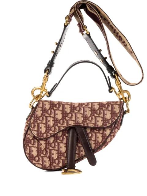 Sadle monogram shoulder bag by CHRISTIAN DIOR 