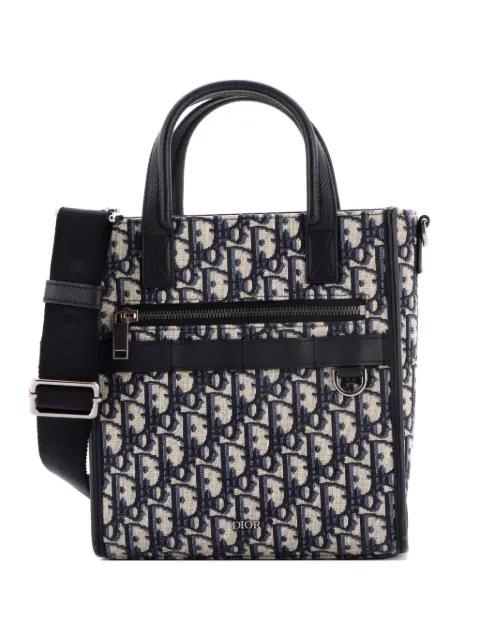 Safari North South Convertible Oblique Canvas Small tote bag by CHRISTIAN DIOR 