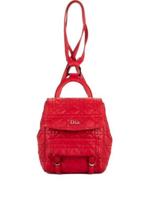 Stardust quilted flap backpack by CHRISTIAN DIOR 