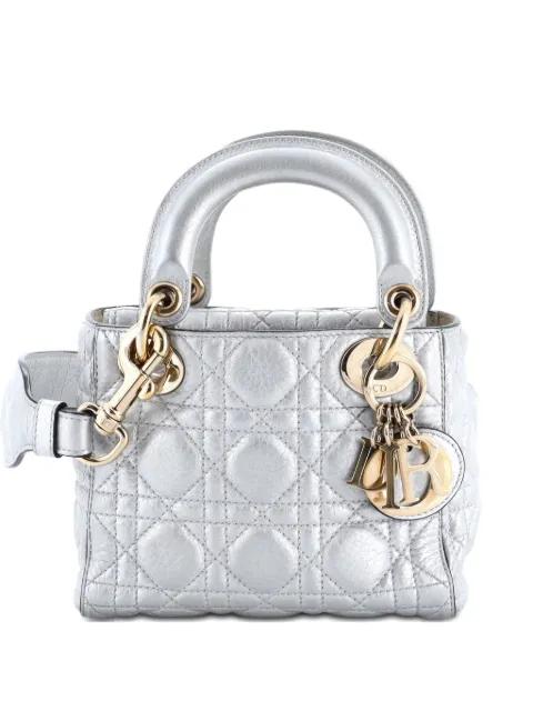 Supple Lady Dior Bag Cannage Quilt Calfskin Mini satchel by CHRISTIAN DIOR 