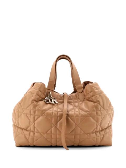 Toujours Macrocannage Quilt Calfskin Large tote bag by CHRISTIAN DIOR 