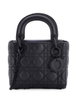 Ultra Matte Lady Dior Chain Bag Cannage Quilt Calfskin Mini shoulder bag by CHRISTIAN DIOR 