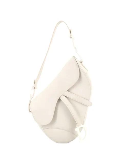 Ultra Matte Saddle Handbag Leather Medium shoulder bag by CHRISTIAN DIOR 