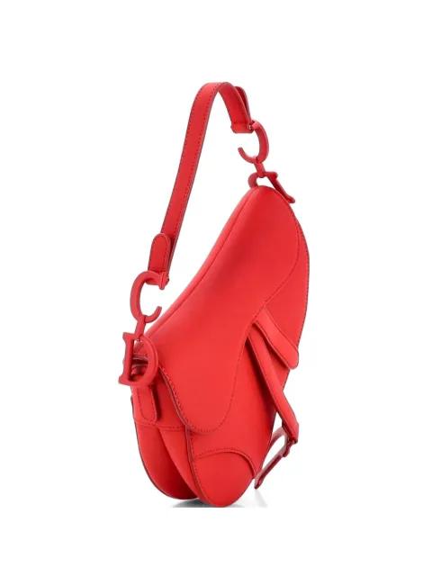 Ultra Matte Saddle Handbag Leather Mini shoulder bag by CHRISTIAN DIOR 