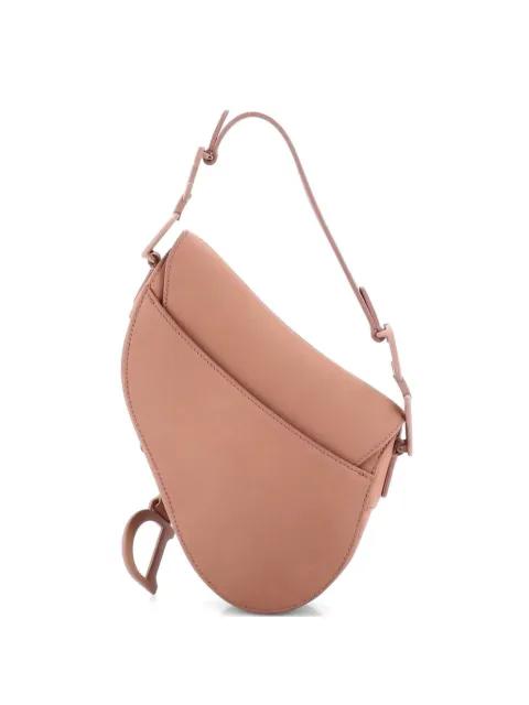 Ultra Matte Saddle Handbag Leather Mini shoulder bag by CHRISTIAN DIOR 