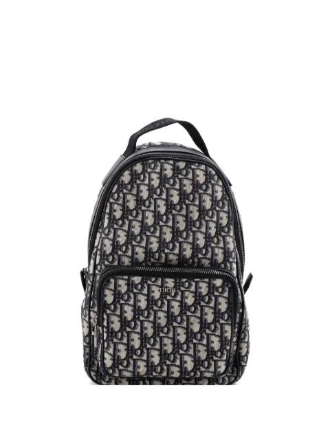 Zip Around Sling Oblique Canvas backpack by CHRISTIAN DIOR 