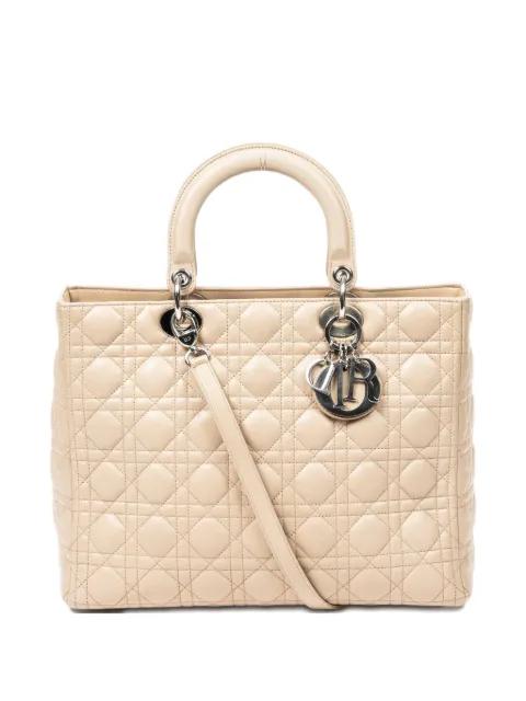 large Lady Dior handbag by CHRISTIAN DIOR 