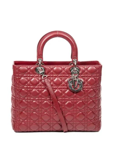 large Lady Dior handbag by CHRISTIAN DIOR 