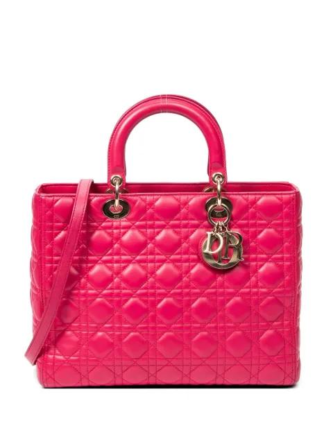 large Lady Dior tote bag by CHRISTIAN DIOR 