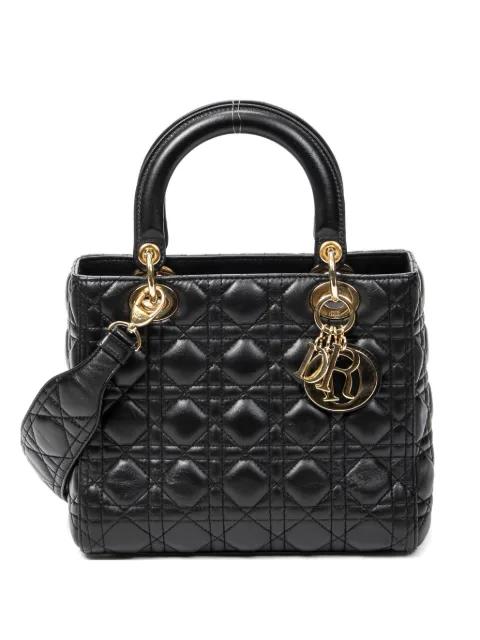 medium Lady Dior tote bag by CHRISTIAN DIOR 