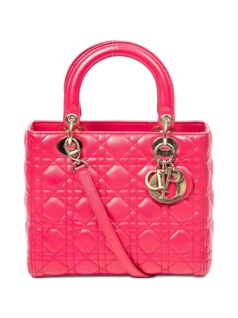 medium Lady Dior tote bag by CHRISTIAN DIOR 