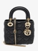 mini Lady Dior Cannage tote bag by CHRISTIAN DIOR mini Lady Dior Cannage tote bag by CHRISTIAN DIOR
