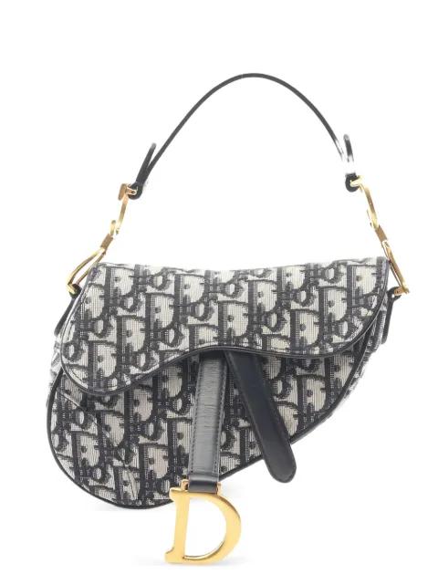 oblique jacquard saddle bag by CHRISTIAN DIOR 