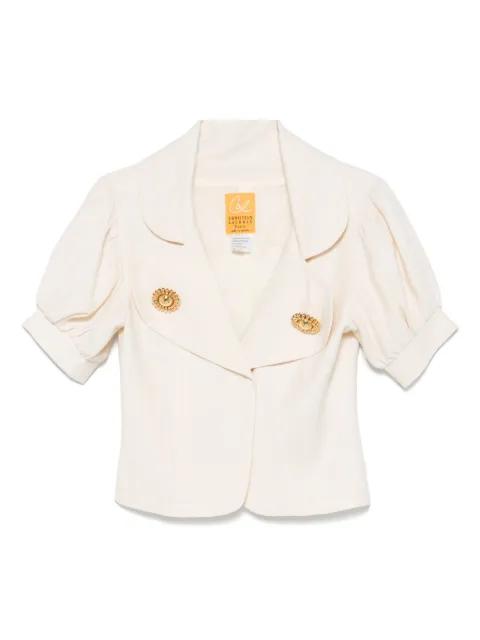 2000s linen-mohair jacket by CHRISTIAN LACROIX 