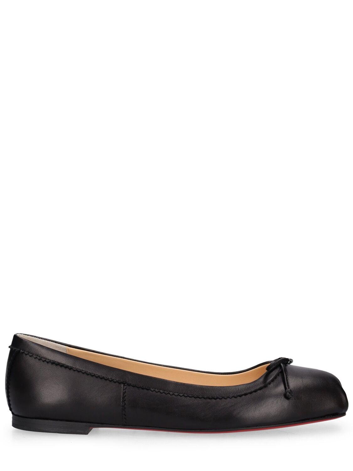 10mm Mamadrague Leather Ballerina Flats by CHRISTIAN LOUBOUTIN