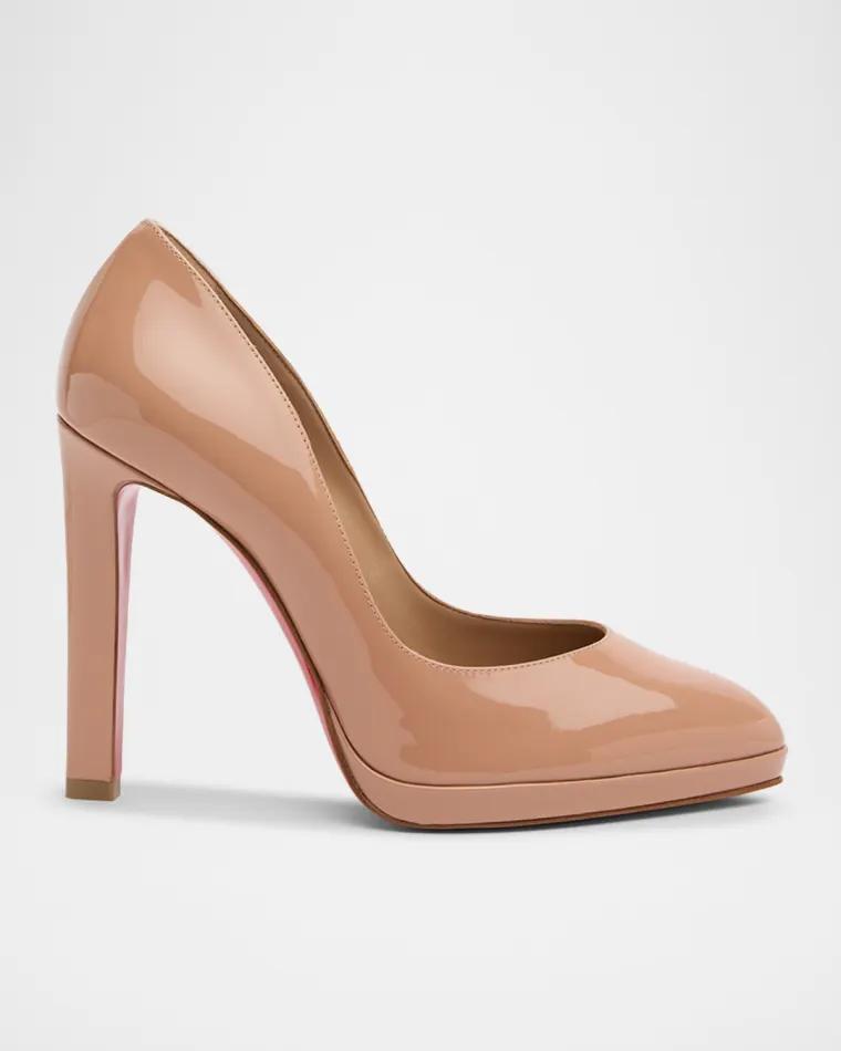 120mm Fannylove Alta Patent Leather Pumps by CHRISTIAN LOUBOUTIN