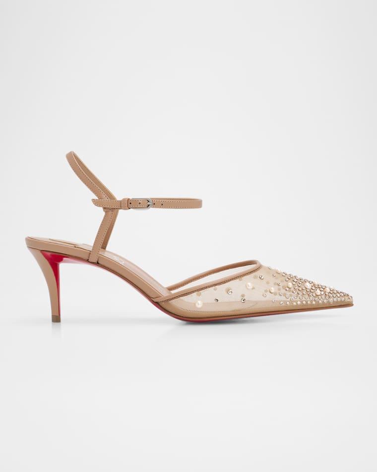 60mm Miss Z Riviera Strass Mesh Pumps by CHRISTIAN LOUBOUTIN