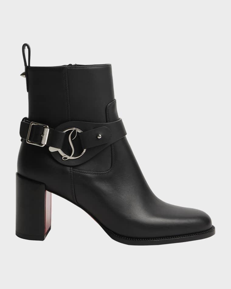 70mm Dianouchette Leather Ankle Boots by CHRISTIAN LOUBOUTIN