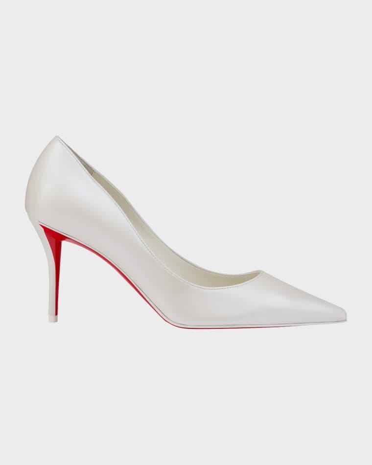 80mm Miss Z Nappa Leather Red Sole Pointed-Toe Pumps by CHRISTIAN LOUBOUTIN