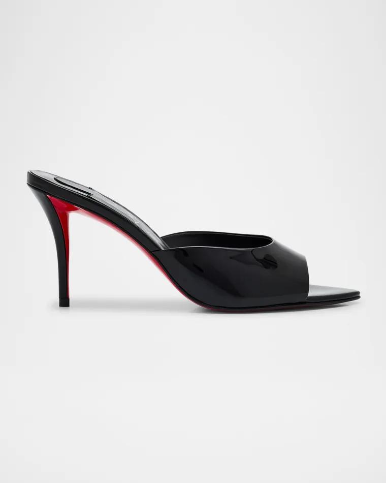 80mm Miss Z Patent Mule Sandals by CHRISTIAN LOUBOUTIN