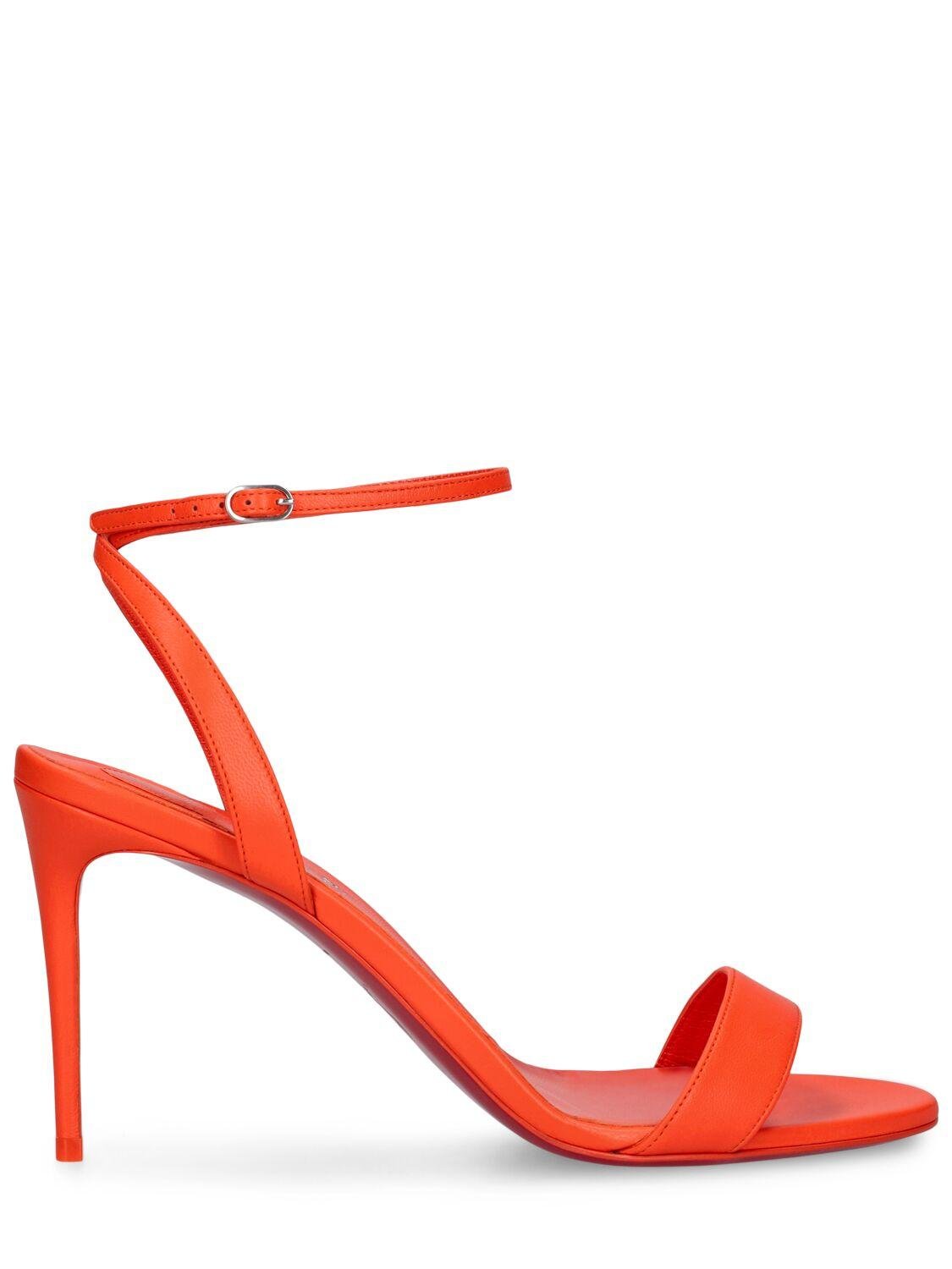 85mm Loubigirl Leather Sandals by CHRISTIAN LOUBOUTIN
