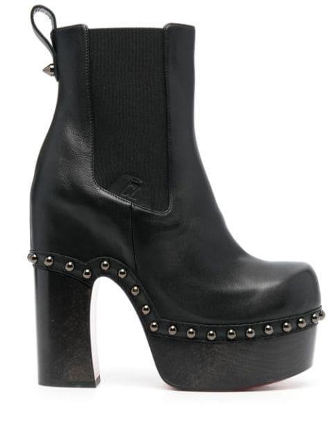 90mm studded platform boots by CHRISTIAN LOUBOUTIN