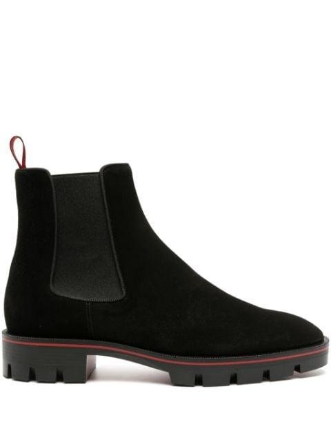 Alpinosol slip-on suede ankle boots by CHRISTIAN LOUBOUTIN