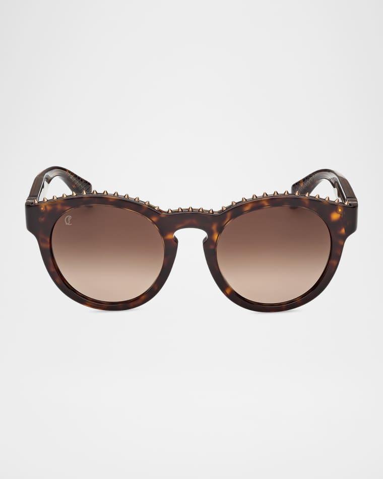 Anouk 53mm Round Sunglasses by CHRISTIAN LOUBOUTIN