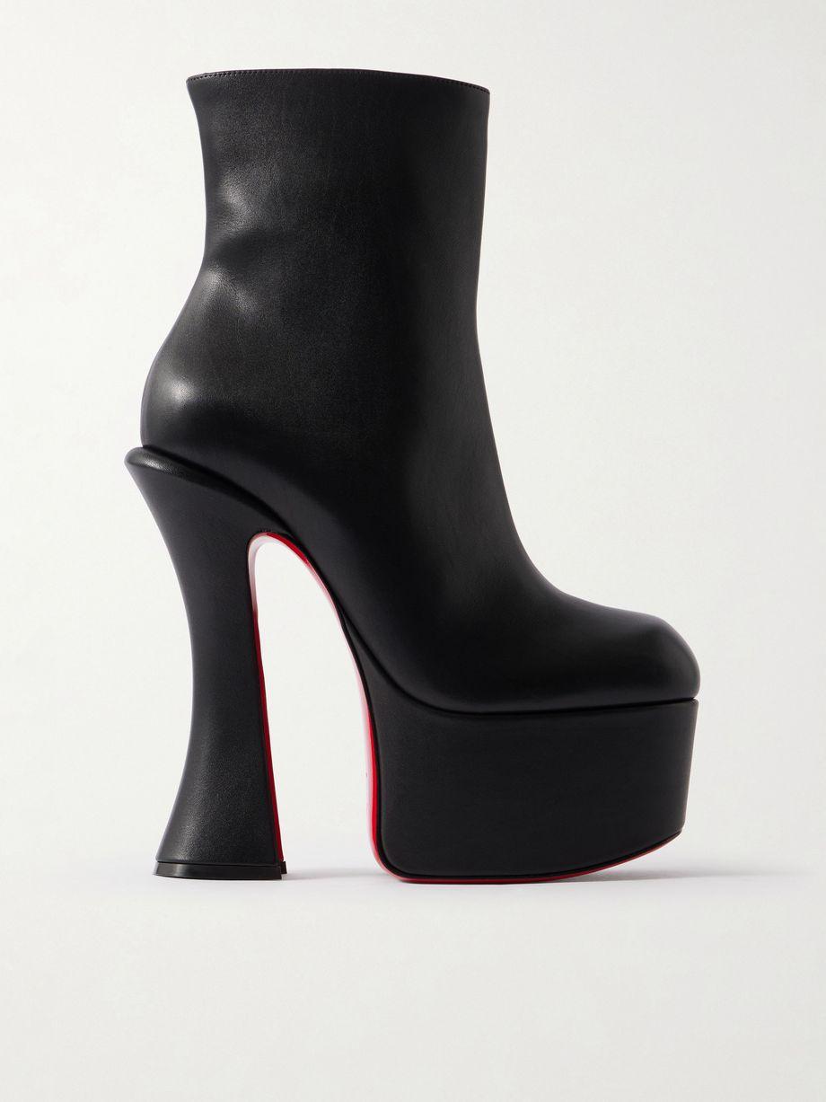 Aquabootie 160 leather platform ankle boots by CHRISTIAN LOUBOUTIN