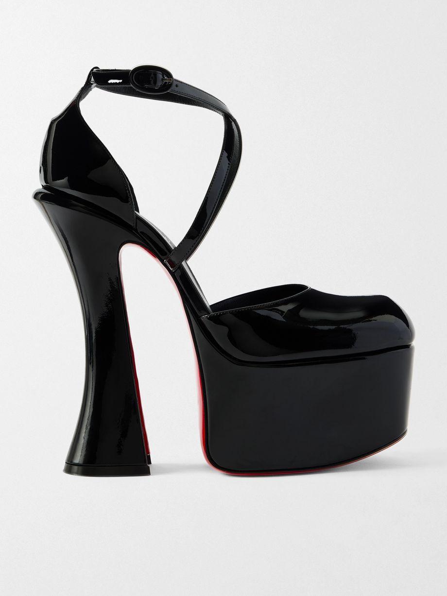 Aquadorcet 160 patent-leather platform pumps by CHRISTIAN LOUBOUTIN