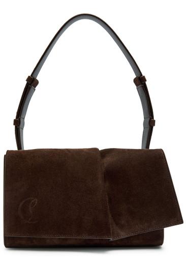 Baggy suede shoulder bag by CHRISTIAN LOUBOUTIN