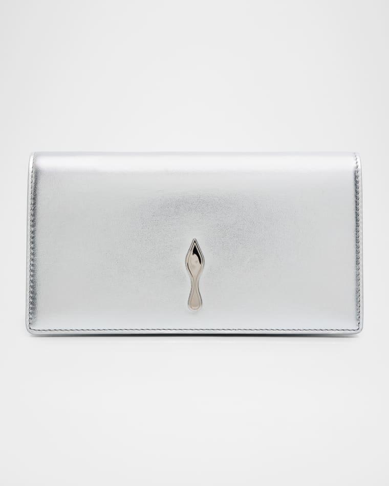 Bettina Clutch Bag in Laminated Nappa Leather by CHRISTIAN LOUBOUTIN