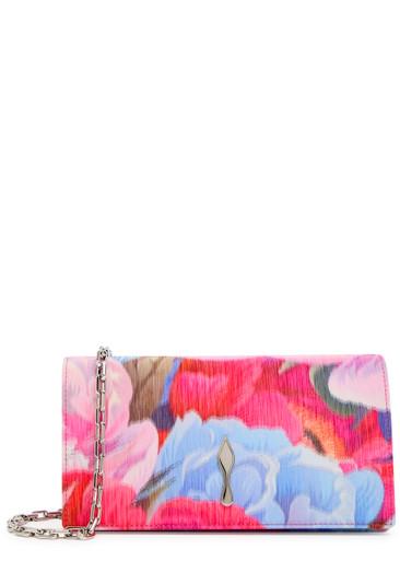 Bettina printed faille clutch by CHRISTIAN LOUBOUTIN