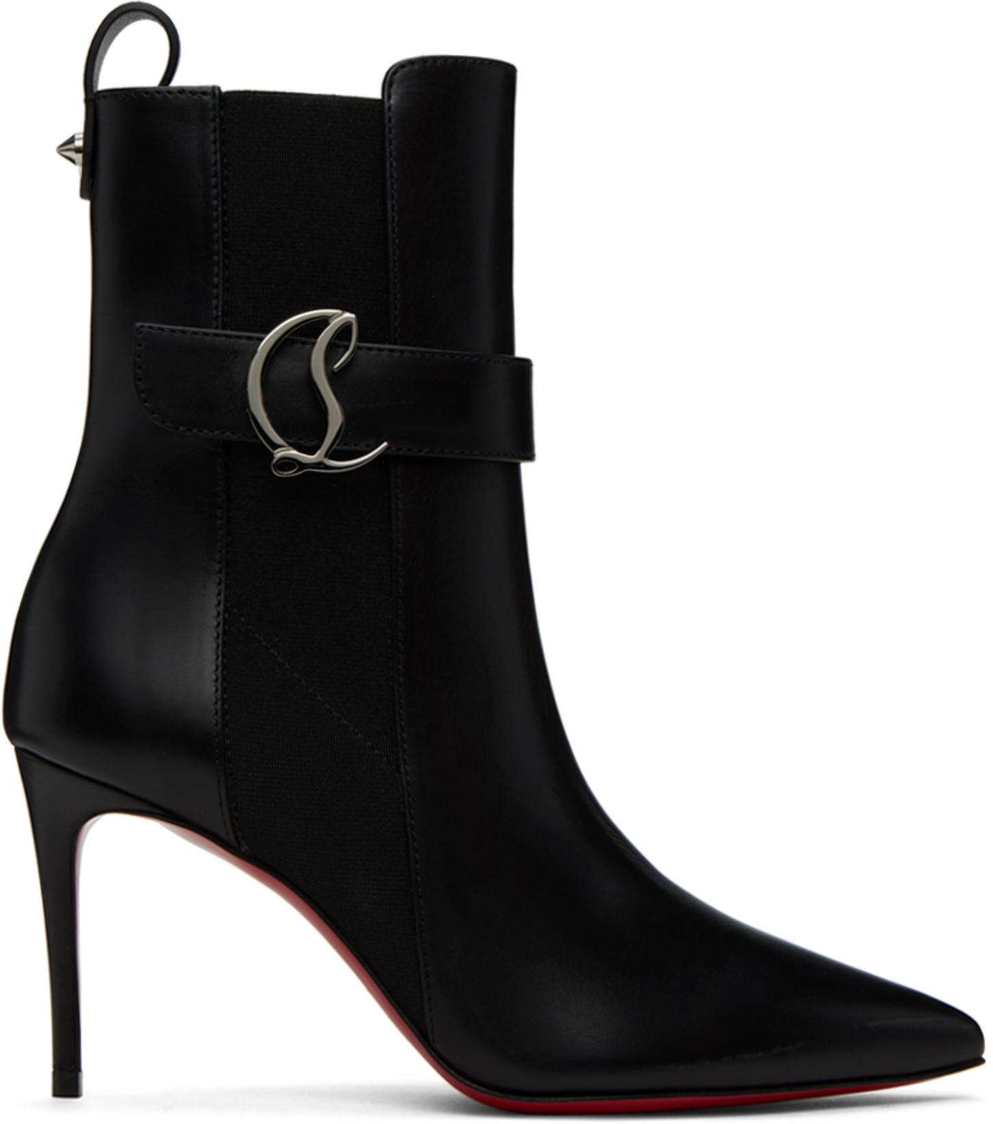 Black So CL 85 Chelsea Boots by CHRISTIAN LOUBOUTIN