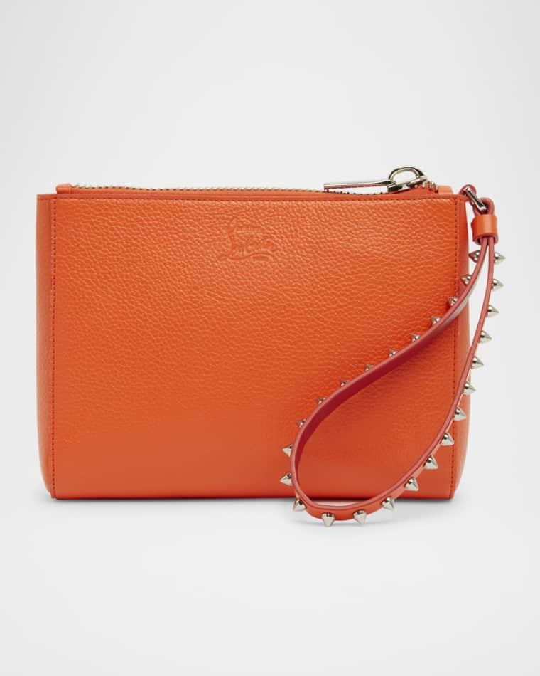 Cabata Mini Pouch Wristlet in Leather by CHRISTIAN LOUBOUTIN