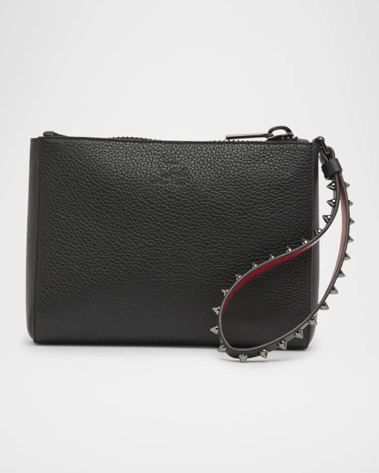 Cabata Mini Pouch Wristlet in Leather by CHRISTIAN LOUBOUTIN