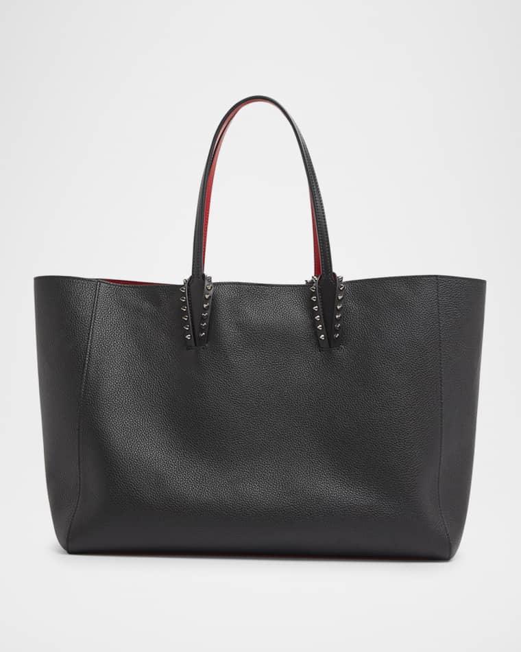 Cabata Soft Large Tote Bag in Grained Leather by CHRISTIAN LOUBOUTIN