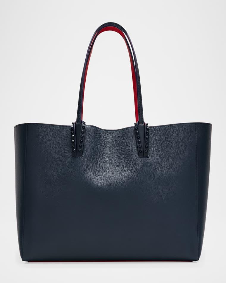 Cabata Soft Large Tote Bag in Grained Leather by CHRISTIAN LOUBOUTIN