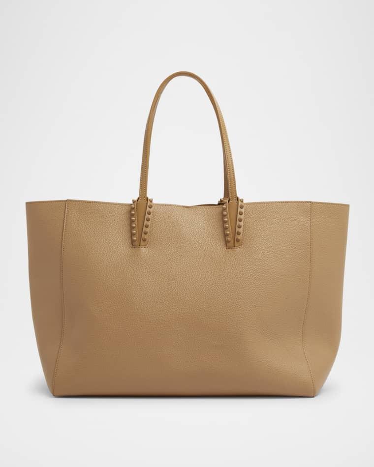 Cabata Soft Large Tote Bag in Grained Leather by CHRISTIAN LOUBOUTIN