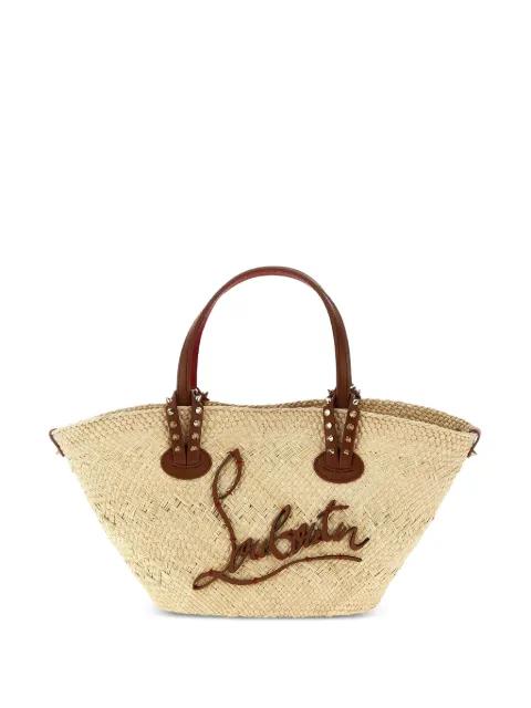 Cabata straw tote bag by CHRISTIAN LOUBOUTIN
