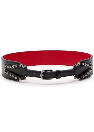 Cabata stud-embellished leather belt by CHRISTIAN LOUBOUTIN
