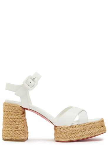 Calakala 85 nappa espadrille sandals by CHRISTIAN LOUBOUTIN